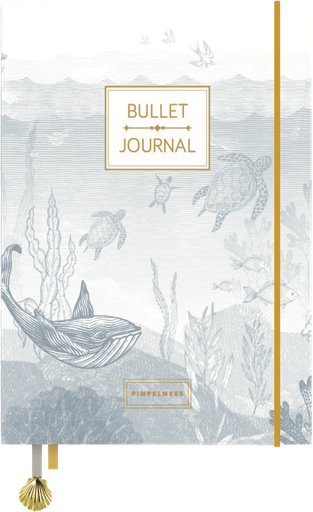 [PMONO.10081] Pimpelmees bullet journal PRO Mono Luxe edition breezy blue 