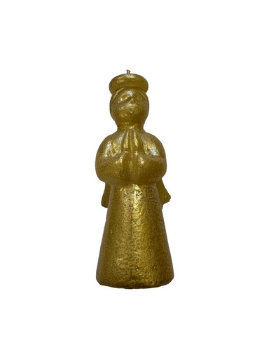 [KK.70022] Kitsch Kitchen engel kaars goud (6u)