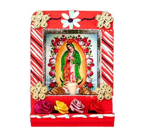 [AS0022] Kitsch Kitchen altaar Folclorico mini rood