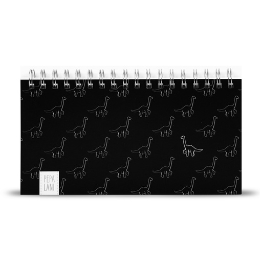 [PBW.10066] Pepa lani deskplanner Black & White dinos small black 