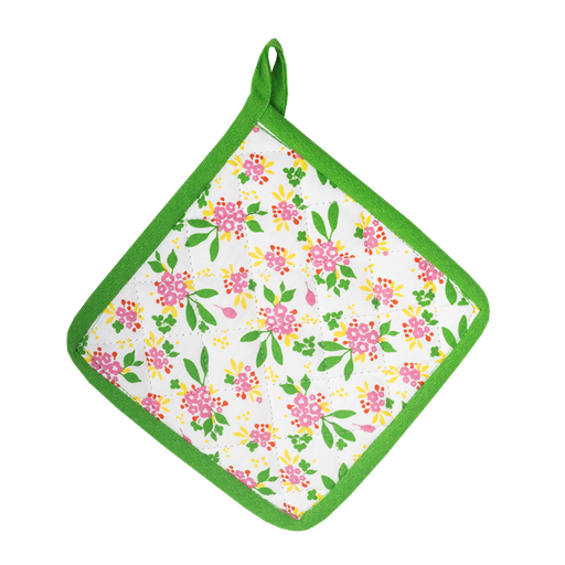 [KK.70067] Kitsch Kitchen potholder Mercado de Flores green