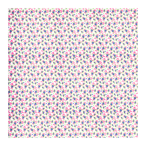 [KK.70078] Kitsch Kitchen tafelkleed Mercado de Flores blauw 150 x 300 cm