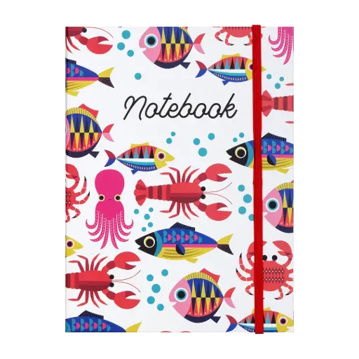 [KK.10016] Kitsch Kitchen notebook Sealife
