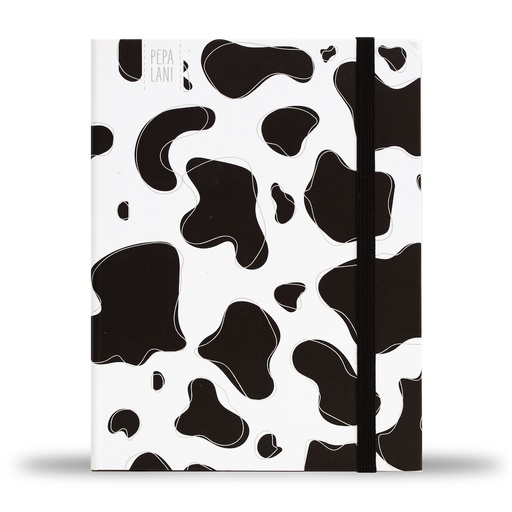 [PBW.10060] Pepa lani notebook A5 Black & White Cow 