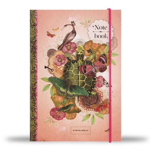 [PMP.61154] Pimpelmees notebook A6 Turtle - Peach 
