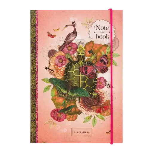 [PMP.61154] Pimpelmees notebook A6 Turtle - Peach 