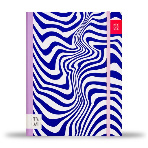 [PPL.40030] Pepa Lani notitieboek A5 Flower Waves blue 