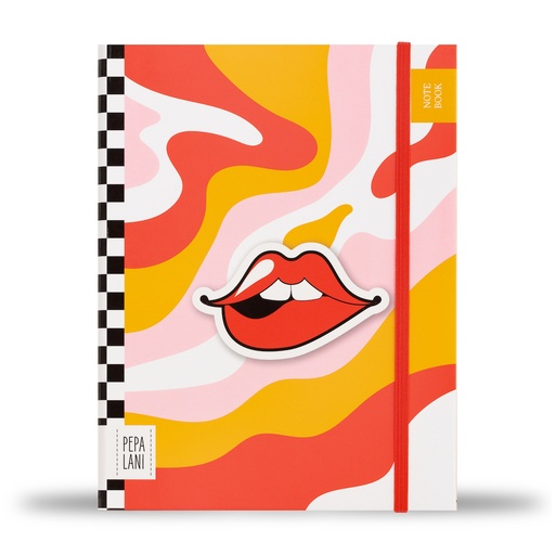 [PPL.40031] Pepa Lani notitieboek A5 Flower Retro smile 