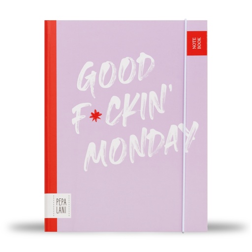 [PPL.40032] Pepa Lani notitieboek A5 Flower good f*ckin' monday 