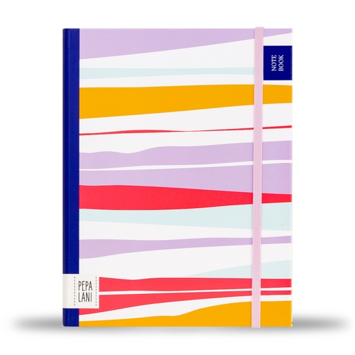 [PPL.40050] Pepa lani notebook A5 Flower stripes 
