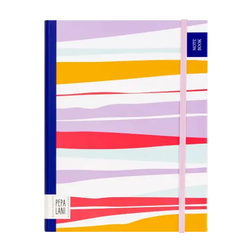 [PPL.40050] Pepa lani notebook A5 Flower stripes 