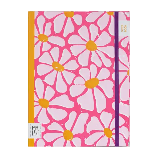 [PPL.40053] Pepa Lani notebook A5 Spring Flower & Fruity Pink flowers 