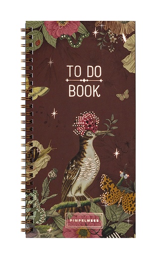 [PMP.61046] Pimpelmees to do boek - marron 