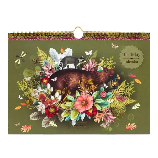 [PMP.61155] Pimpelmees verjaardagskalender Bear - Olive 