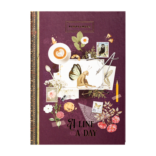 [PMP.612209] Pimpelmees one line a day Wonderland Wingmonkey Plum