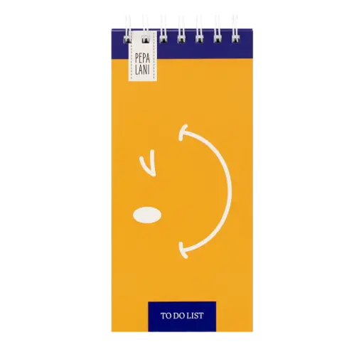 [PPL.40034] Pepa Lani to do lijst Flower smiley oranje 