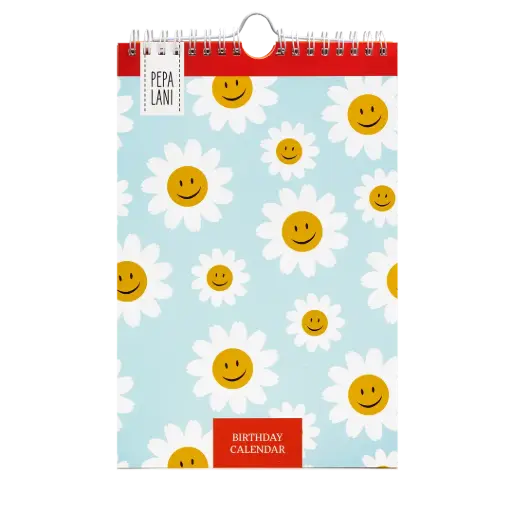 [PPL.40041] Pepa lani verjaardagskalender Flower smiley flowers 