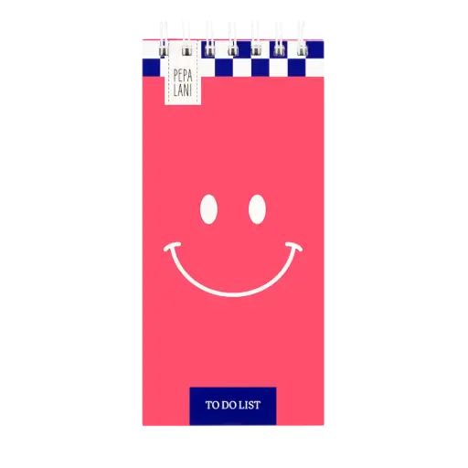 [PPL.40047] Pepa lani to do list Flower smiley pink 