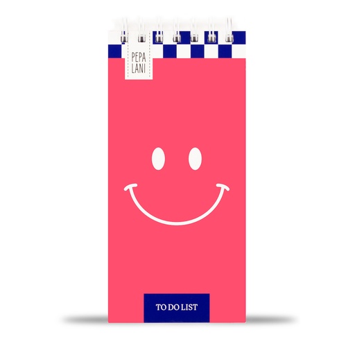 [PPL.40047] Pepa lani to do list Flower smiley roze 
