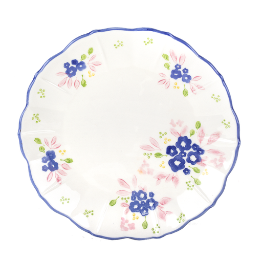 [KK.70084] Kitsch Kitchen side plate Mercado de Flores blue