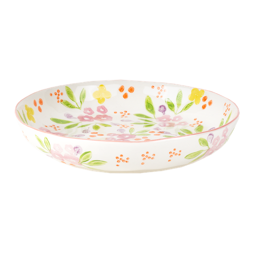 [KK.70087] Kitsch Kitchen pasta plate Mercado de Flores green