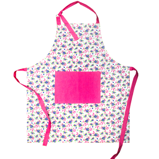 [KK.70090] Kitsch Kitchen apron Mercado de Flores blue