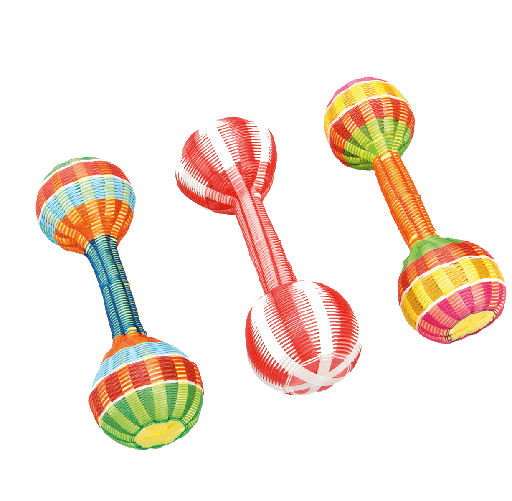 [BB0023] Kitsch Kitchen maraca 2 ballen Folclorico