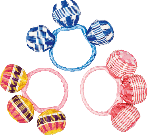 [BB0024] Kitsch Kitchen maraca 3 balls Folclorico