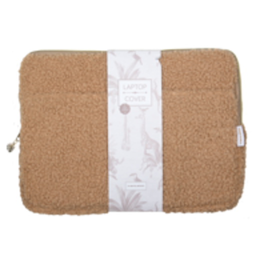 [PMONO.10059] Pimpelmees laptop hoes (13 inch) Mono Teddy warm nude
