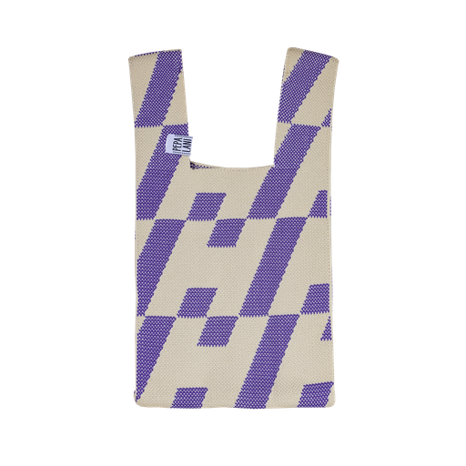 [PPL.40083] Pepa lani poppy bag Flower Purple stripe blocks
