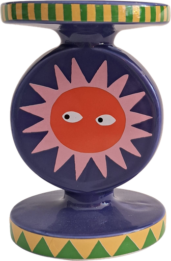 [KK.70117] Kitsch Kitchen kandelaar Loteria El Sol