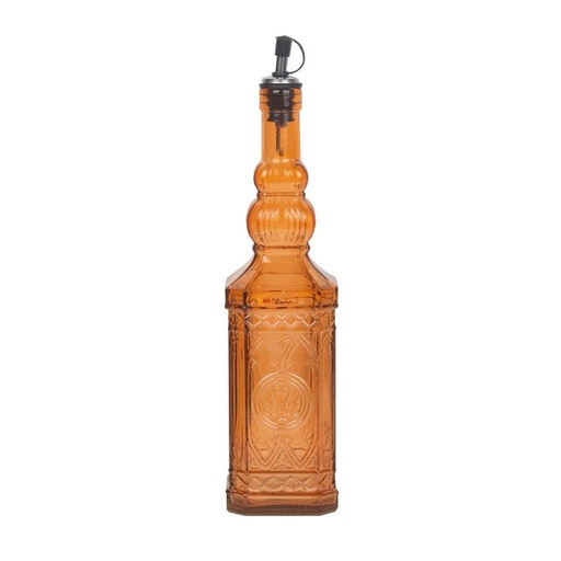 [KK.80018] Kitsch Kitchen fles gerycled glas oranje 700 cc